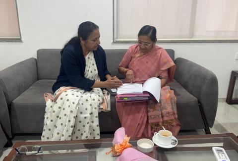 Meeting with Member of Parliment-Bhavanagar-Smt.Nimuben Bambhaniya 2026